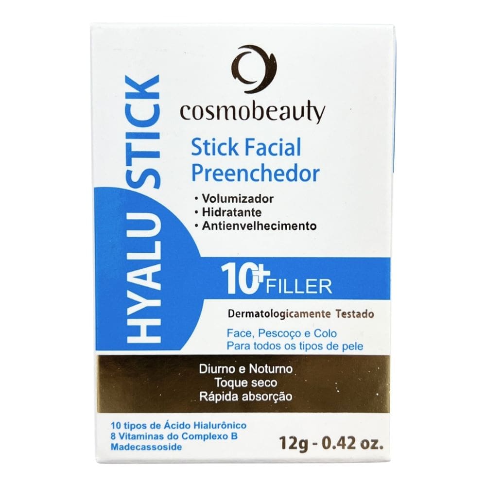 Hyalu Stick 10 Tipos Ácido Hialurônico Cosmobeauty 12g