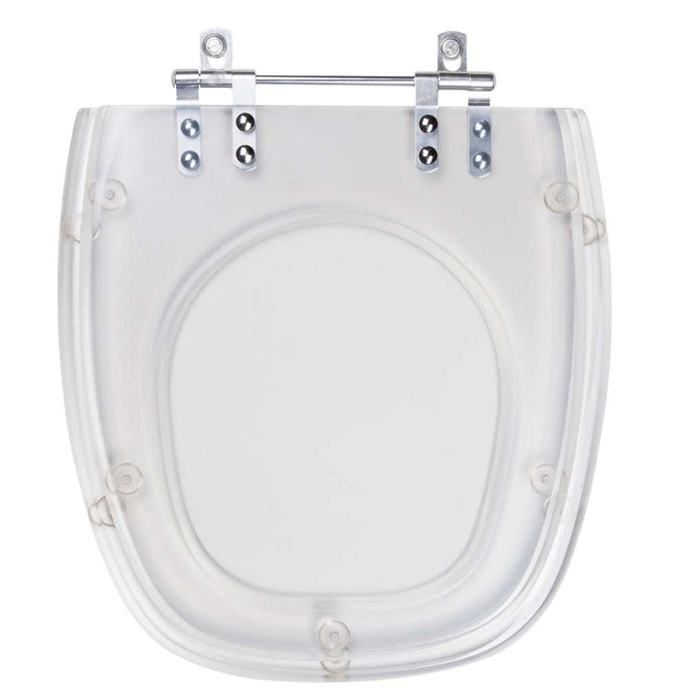 Tampa de Vaso Acrilico Transparente Mariana para bacia Icasa 6lpf