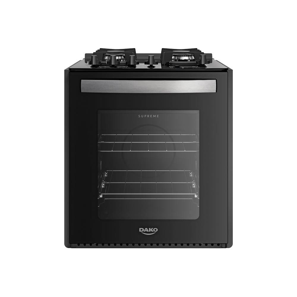 Fogão 4 Bocas de Embutir  Dako Supreme Mesa de Vidro Bivolt