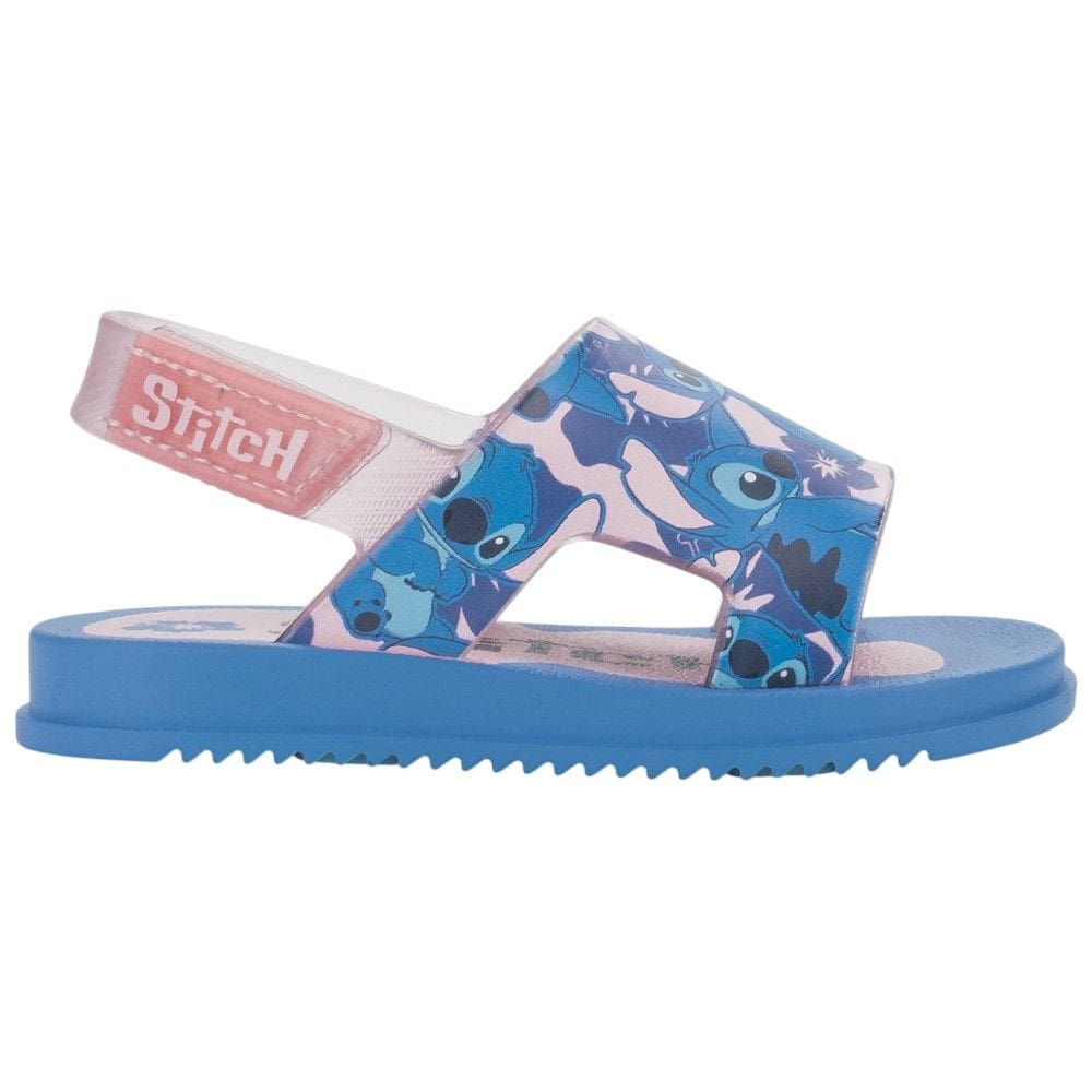 Sandalia Stitch Hora do Lanche 23326 - Azul/Rosa