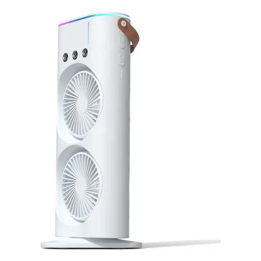 Ar condicionado portátil 3 em 1, ar condicionado resfriamento, ventilador para quarto BRANCO