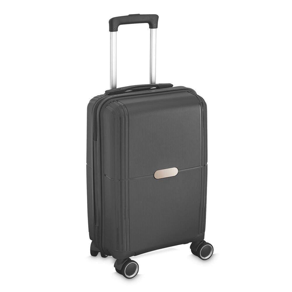 Mala Executiva Compacta 34l Com Cadeado - Estilo E Segurança Para Suas Viagens Em Cinza