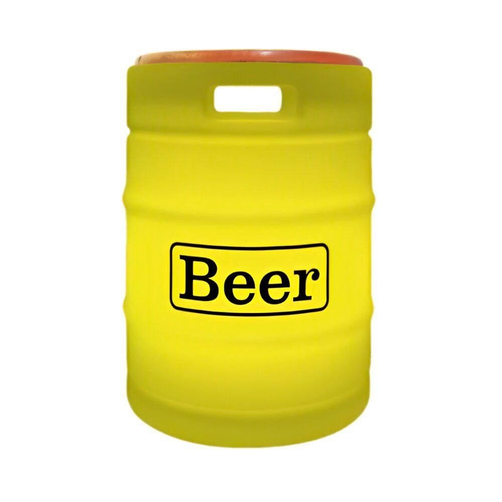 Banco Banqueta Cooler Amarelo Iluminado Para Cerveja: Modernidade E Estilo Na Sua Festa