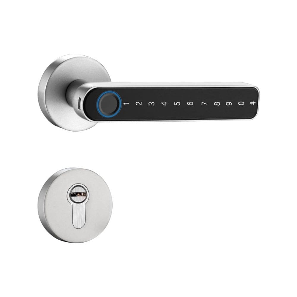 Fechadura Digital Biometria FBE03SV Prata