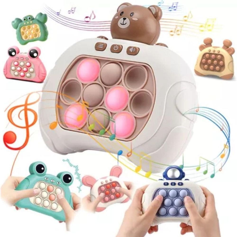 Pop-It Mini Gamer Console - Brinquedo Eletrônico Anti