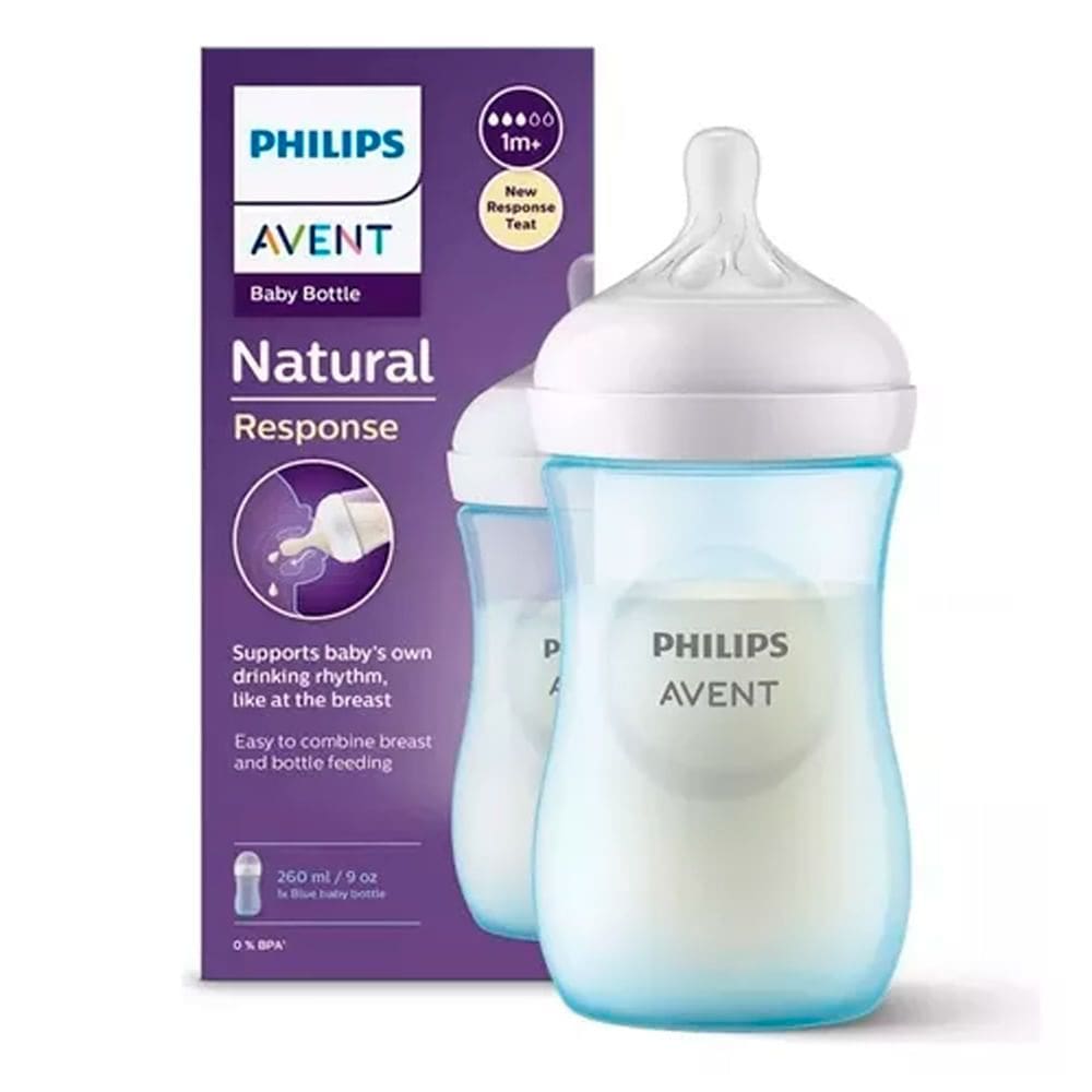 Mamadeira Philips Avent Baby Bottle Natural Response 1+ Meses 260ml
