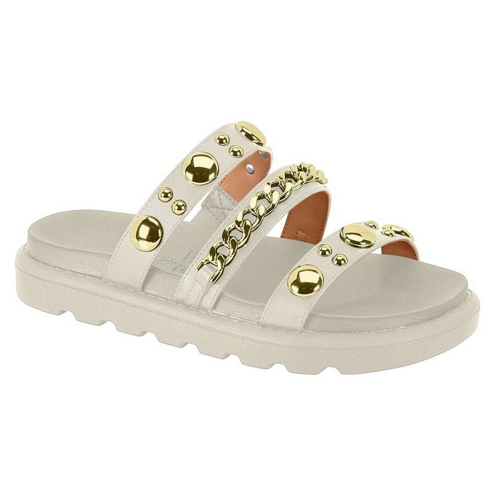 Chinelo Feminino Papete Tira Vizzano Corrente Tacha 6510.102