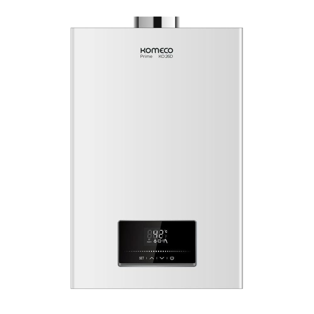 Aquecedor de Água a Gás Komeco GN 26 Litros Prime - Branco