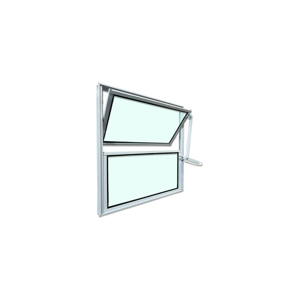 Vitro Basculante de Alumínio Branco 40x40