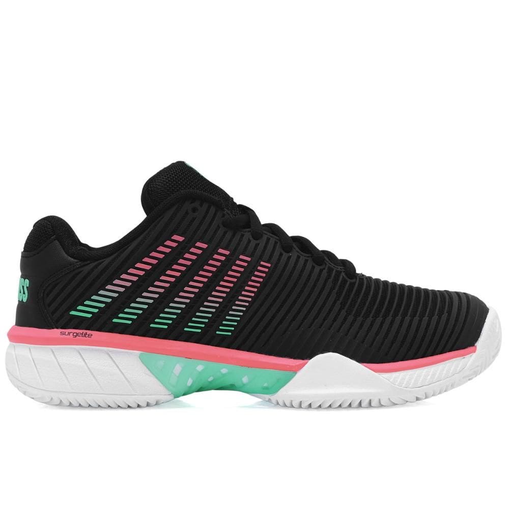 Tênis Kswiss Hypercourt Express 2 - Clay - Saibro - Preto Verde e Rosa
