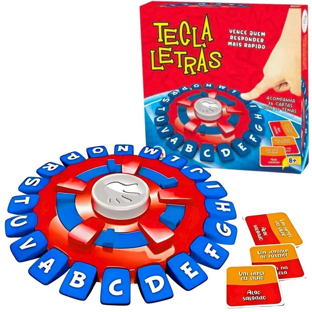 Jogo De Tabuleiro Trava Letras Palavras 1206 Braskit