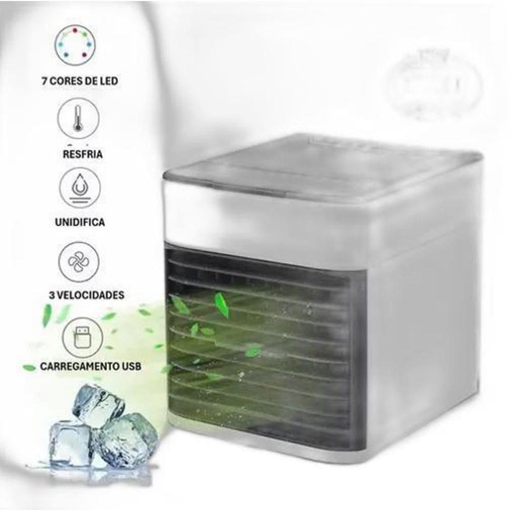 Ar Condicionado Portátil 3 Em 1 Para Conforto Instantâneo