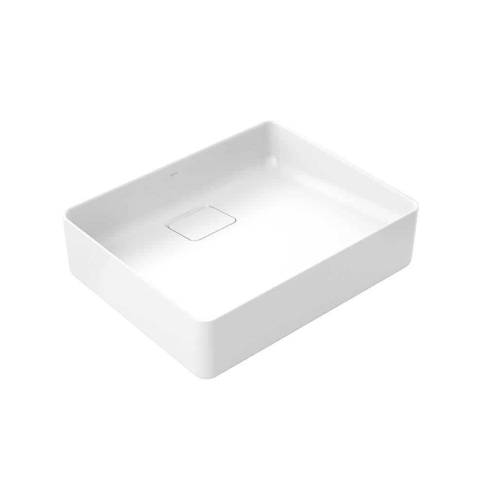 Cuba de Apoio DocolFlow 50x40 12021182026 Retangular Branca Esmaltada