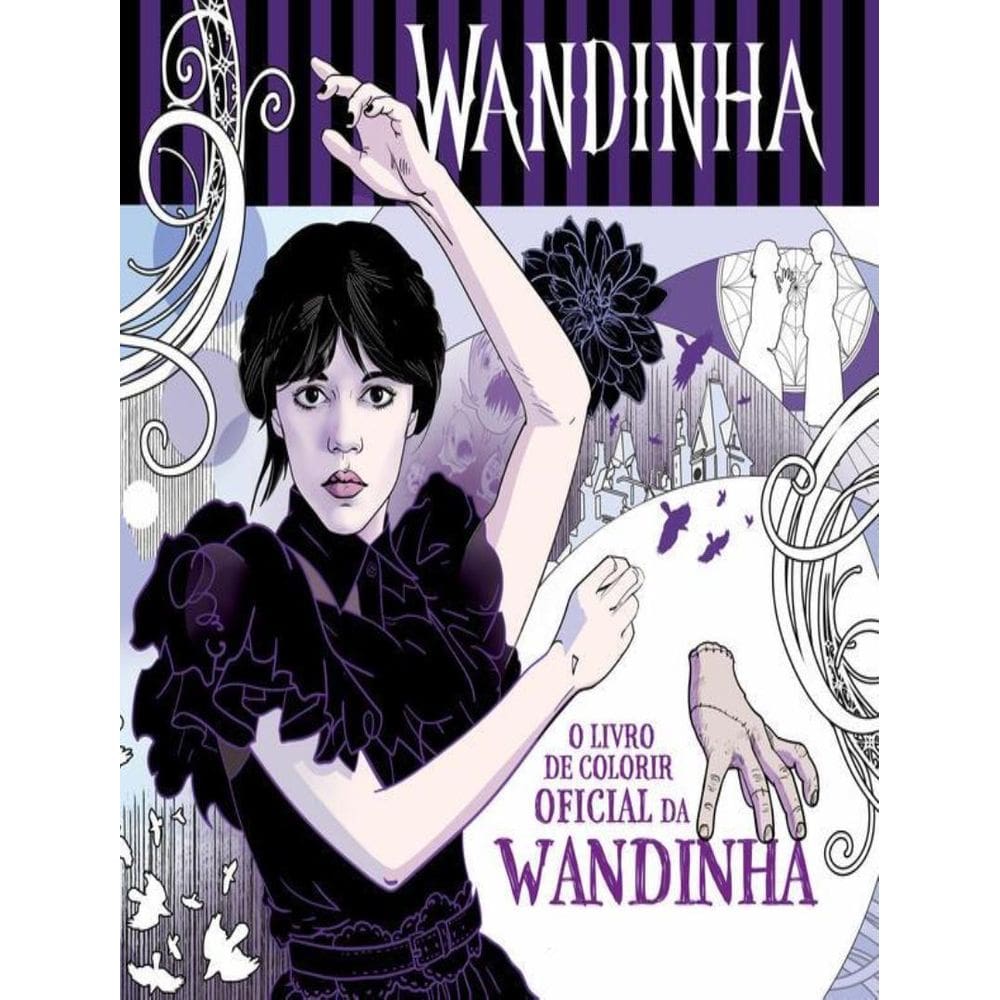 O Livro De Colorir Oficial Da Wandinha