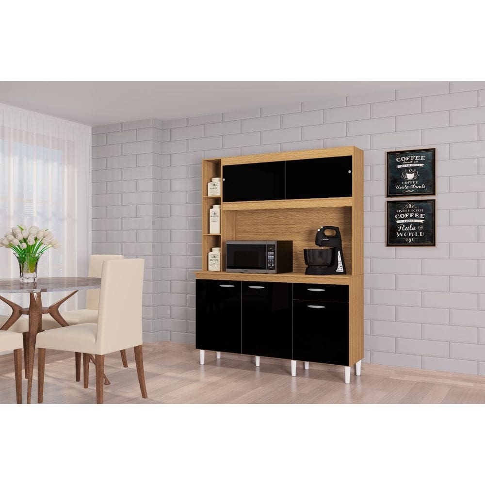 Kit Duda 2Pts Correr 1Gav 1,40 Damasco Preto