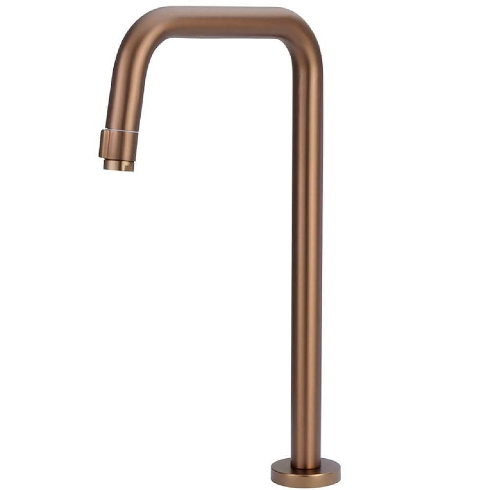 Torneira De Mesa Alta Redonda Modelo U Rose 23mm 1-4 De Volta Para Lavatório 1253 - 773137 - Stoc