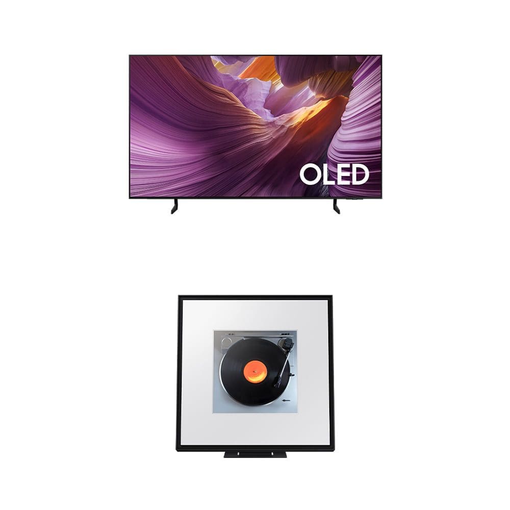 Combo Samsung Vision AI TV 65” OLED 4K S85F + Music Frame LS60D