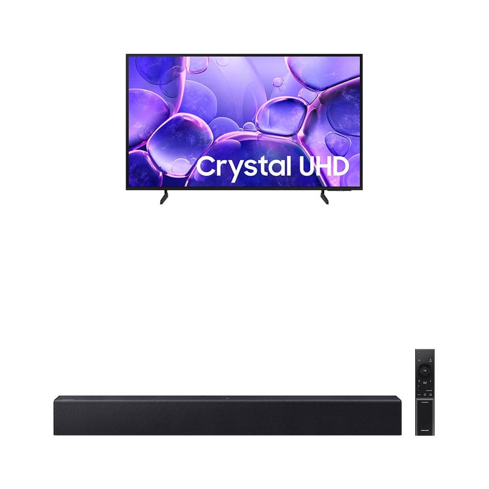 Combo Samsung Smart TV 43” Crystal UHD 4K U8100F + Soundbar HW-B400F