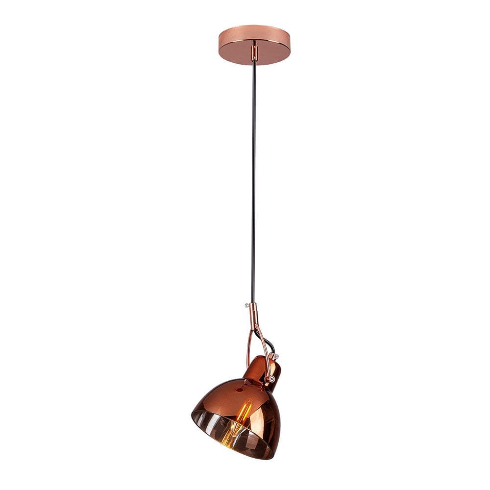 Luminária Pendente de Teto Direcionável Fareto 1 Lâmpada Bivolt