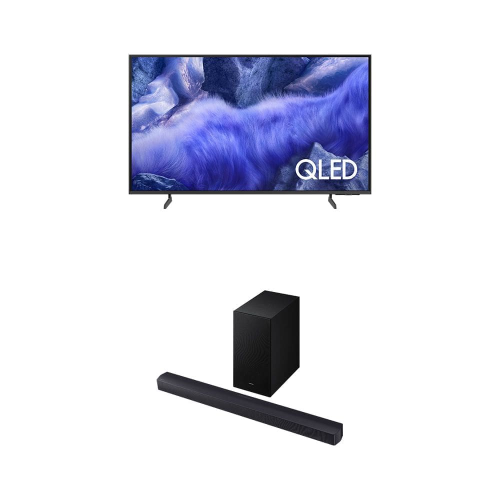Combo Samsung Vision AI TV 55” QLED 4K QEF1 + Soundbar HW-B450F