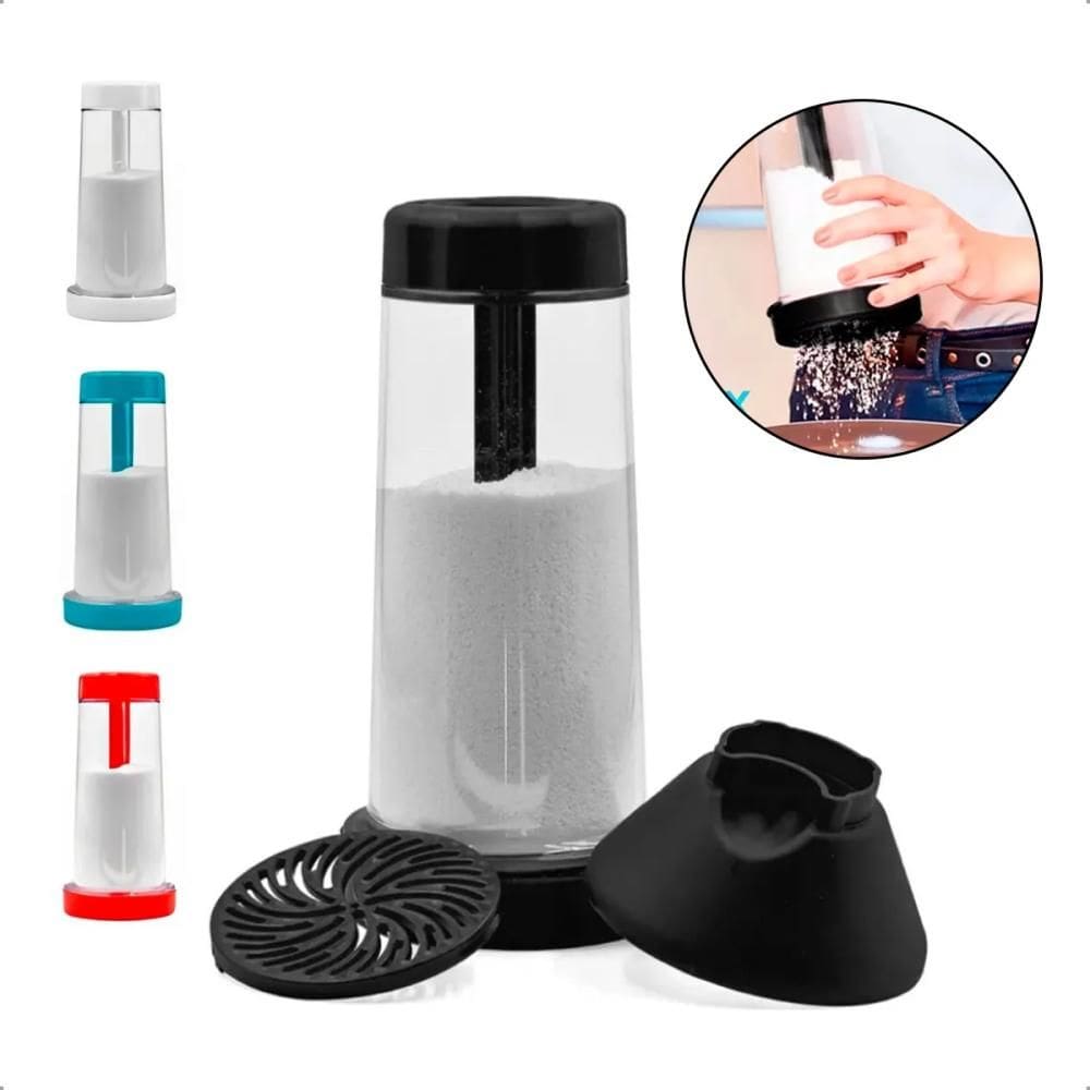 Tapioqueira Polvilhador Dispenser Farinha Goma Peneira Armazena Maquina Biju Tapioca Temperos Manual