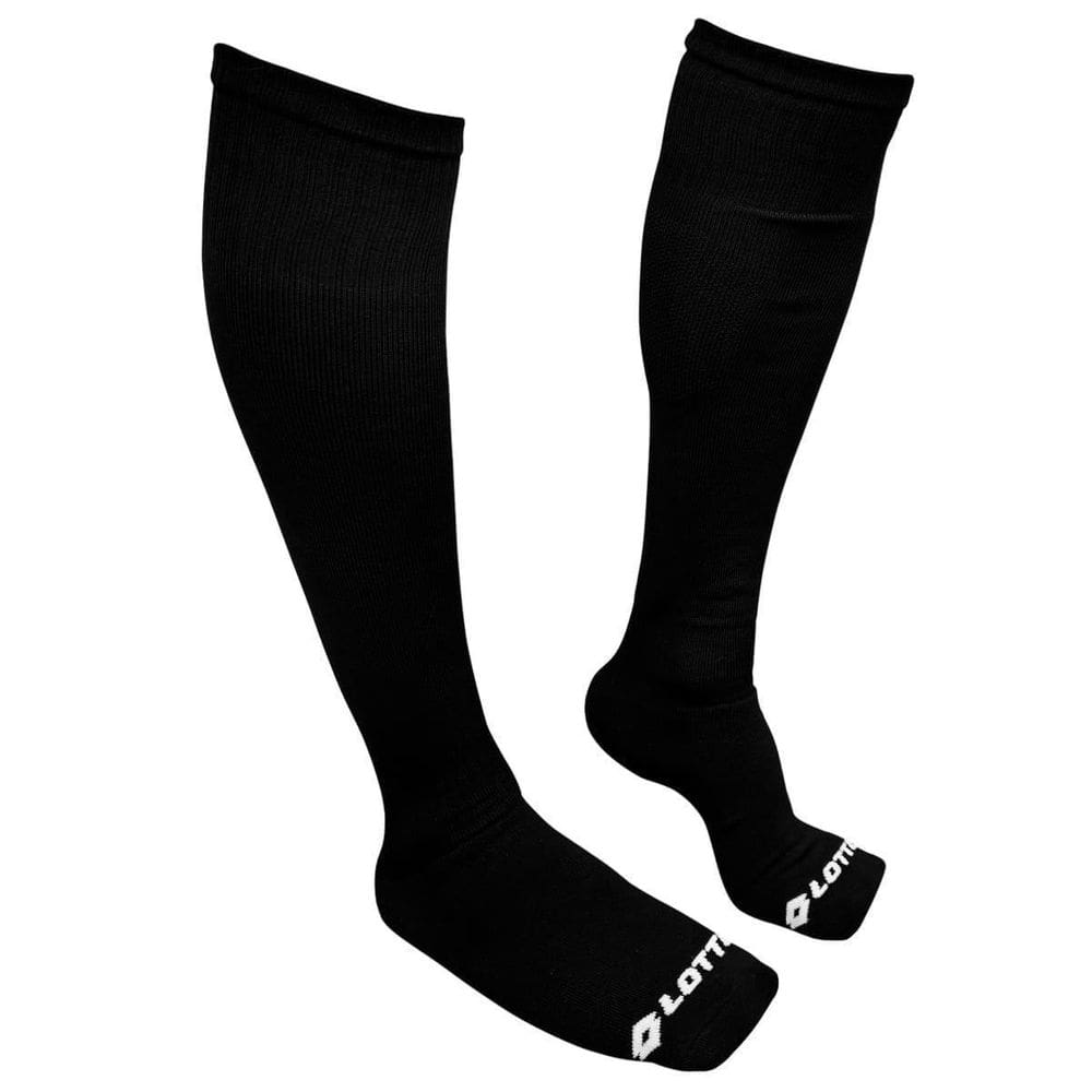 Meião Lotto Futebol Preto Infantil Tamanho 30-33