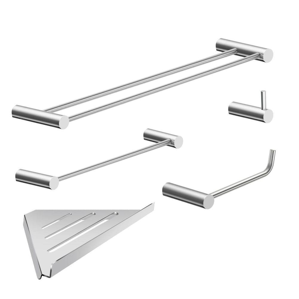 Kit Acessórios Banheiro 5 Peças Escovado Orion 2160Or