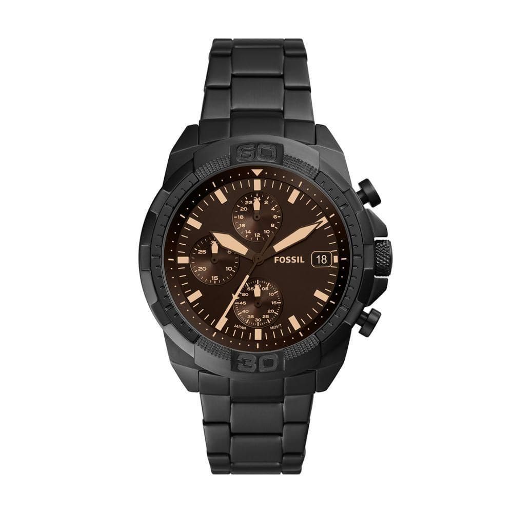 Relógio Fossil Masculino Bronson Preto - Fs5851-1mn Fs5851-1mn