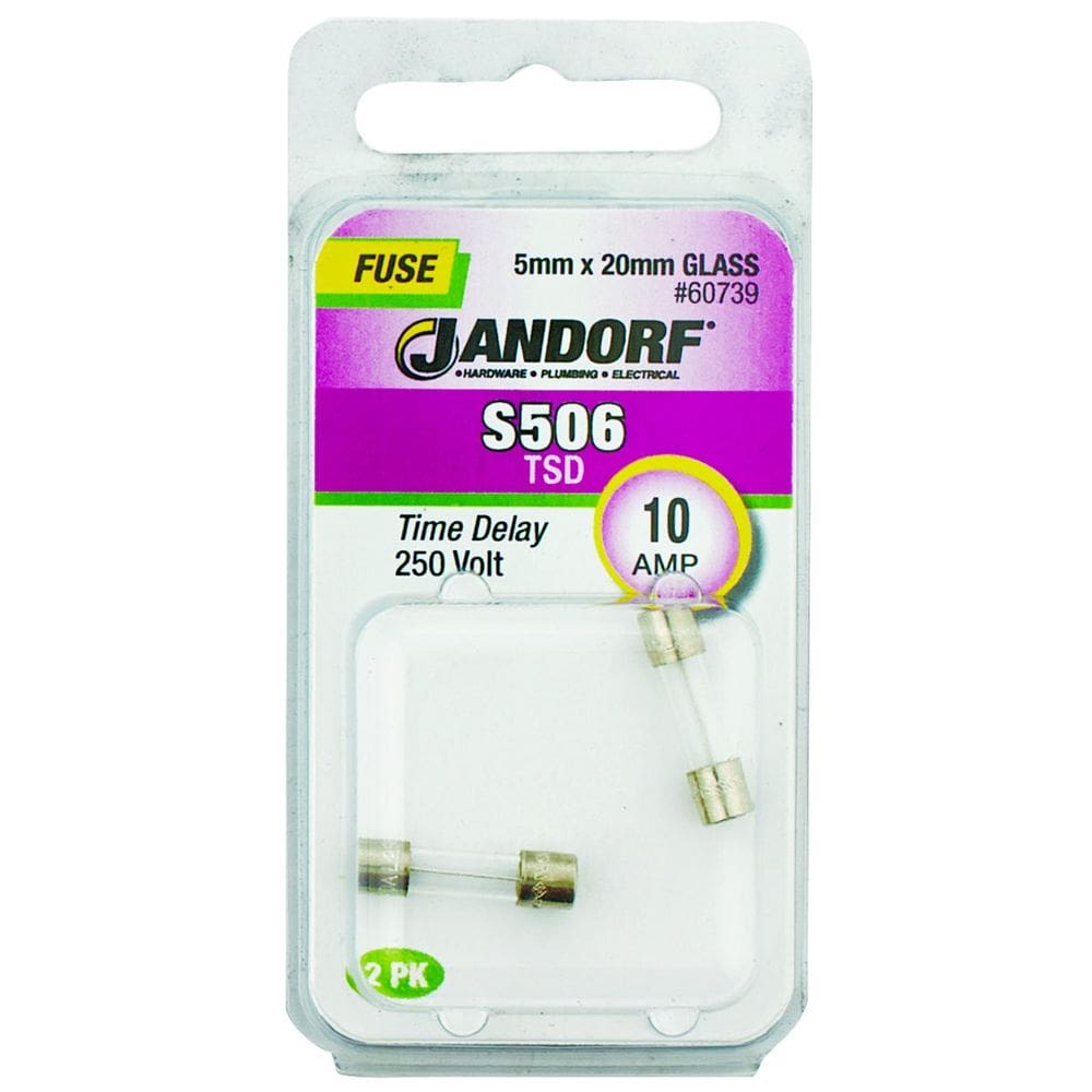 Fuse Jandorf S506 10A Time Delay Glass 5x20mm 250V