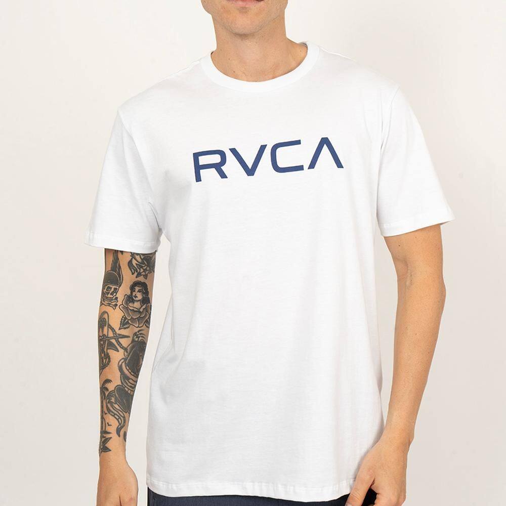 Camiseta RVCA Big RVCA SM26 Masculina Branco