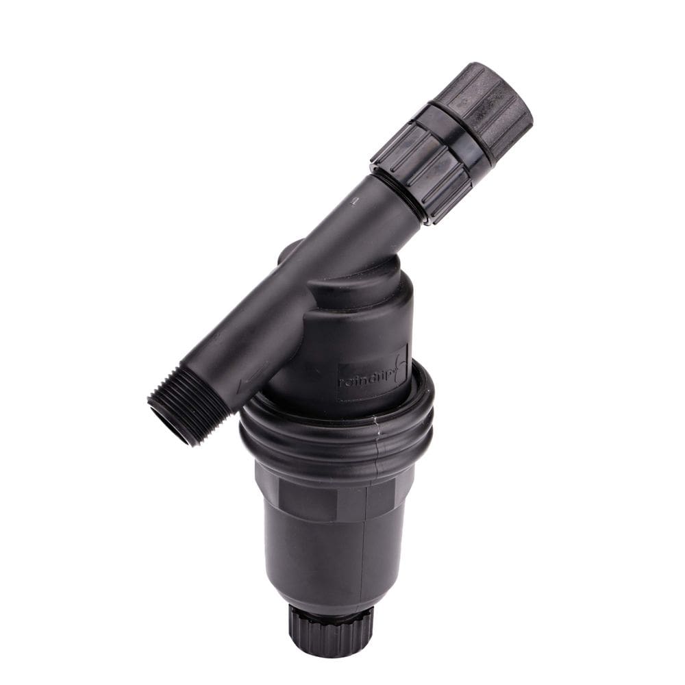 Filtro Raindrip R605DT de 3/4 polegadas MPT para irrigação por gotejamento preto