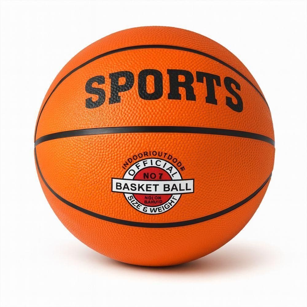 Bola De Basquete Oficial Tamanho 7 Quadra Rua Treino Laranja