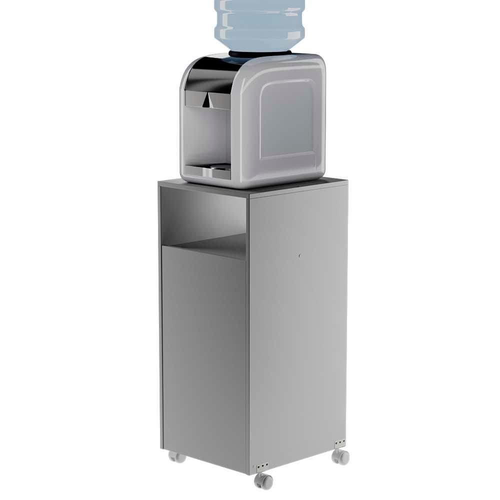 Aparador Branco Esconde Botijão De Gás Com Rodízios