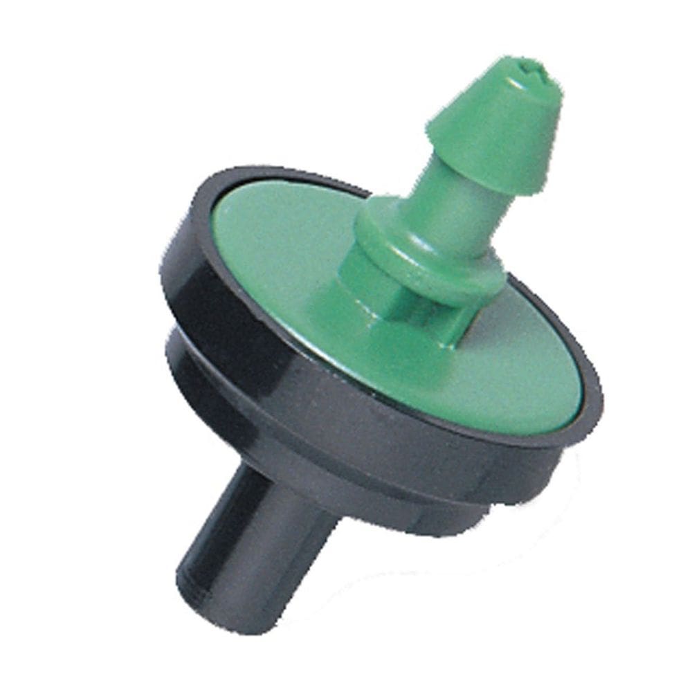 Válvula Raindrip R112CT, gotejadores de 10 unidades e 2 GPH pretos
