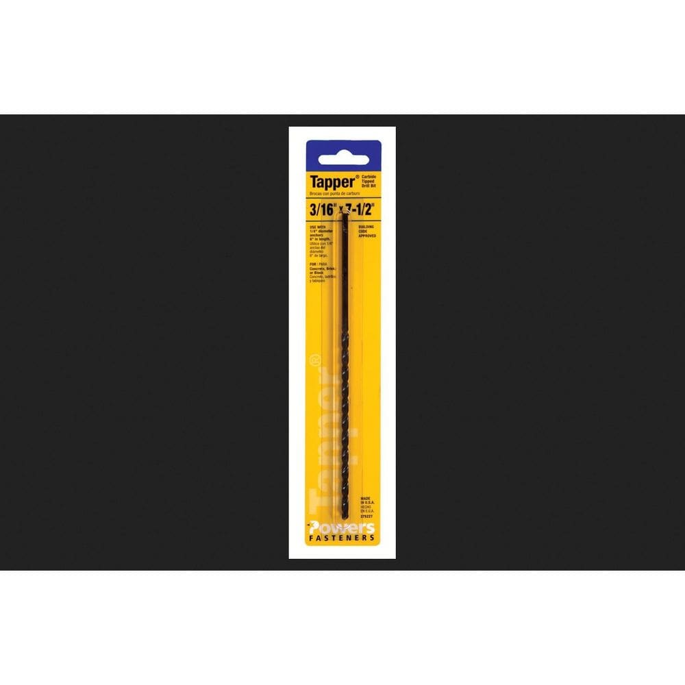 Broca Hillman Tapper 5 mm x 19 cm de concreto