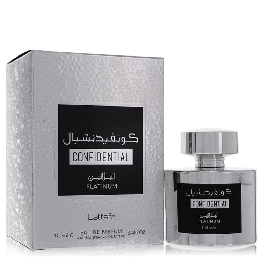Perfume  Masculino Lattafa Confidential Platinum   100 ml Eau De Parfum