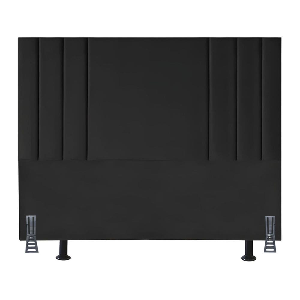 Cabeceira Cama Solteiro 100 cm Linho Frame Box Estofada