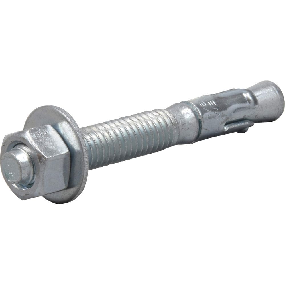 Wedge Anchor Power Pro 3/8 x 7,5 cm, aço e zinco, pacote com 25