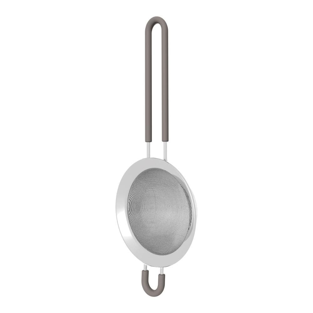 Peneira Softta em Aço Inox Com Cabo e Alça em Silicone Cinza 8,8 cm - Tramontina 25860160