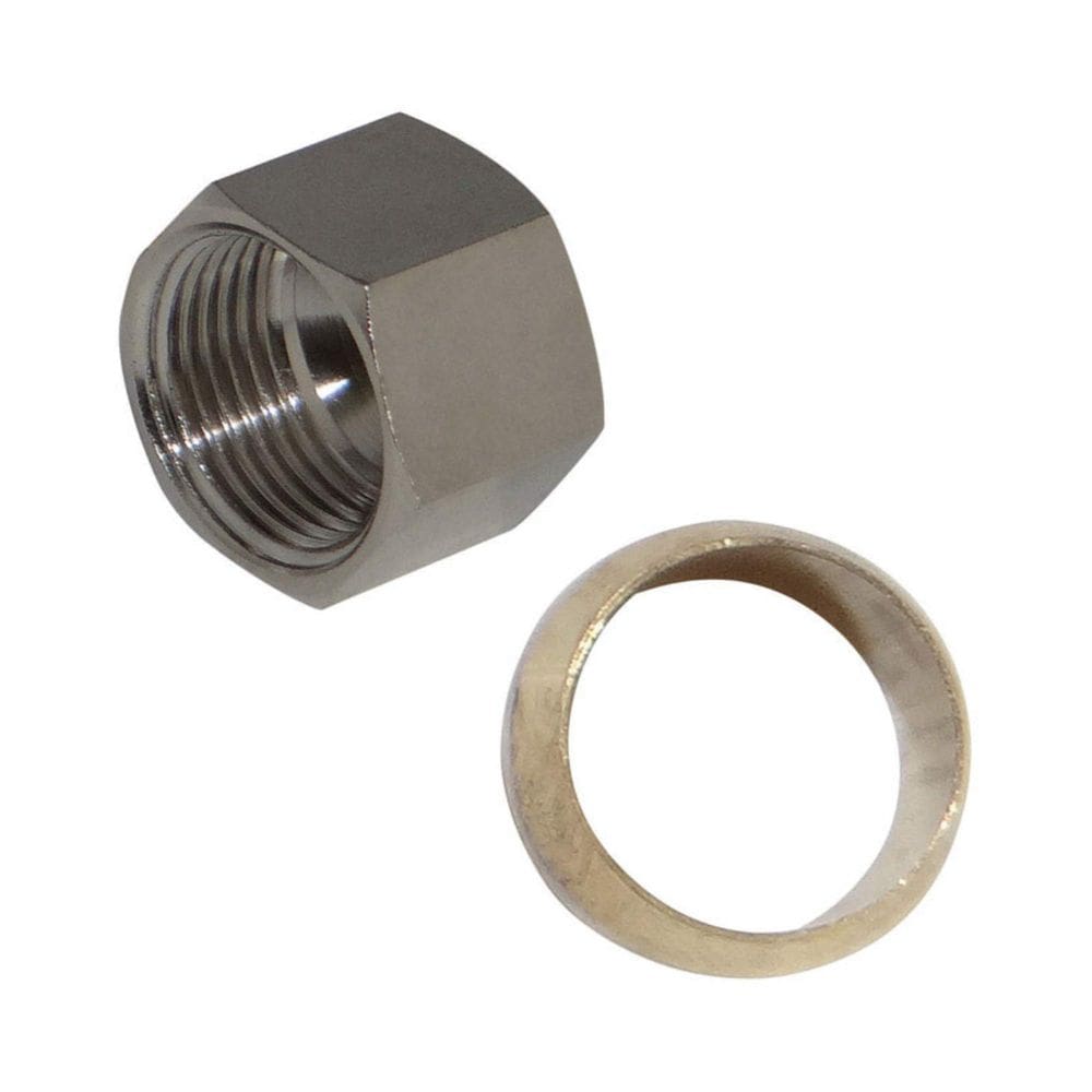 Porca com manga B & K Chrome 3/8” LF