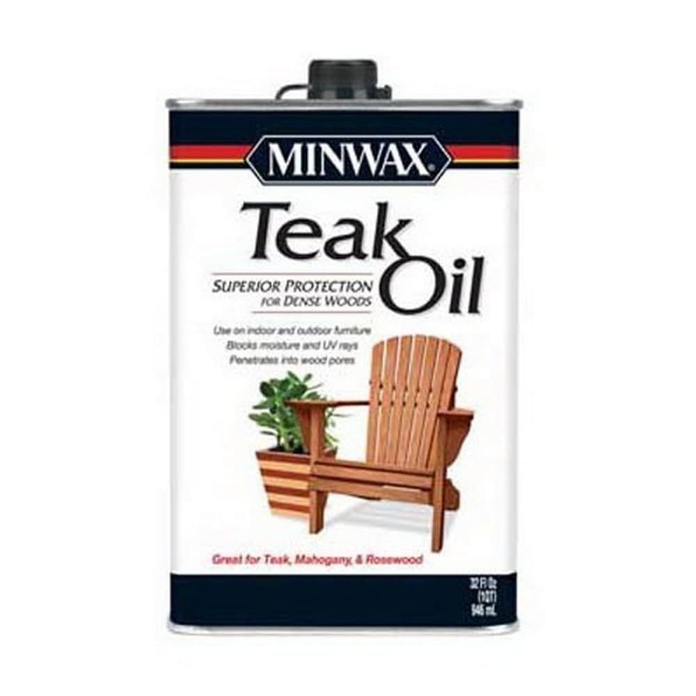 Óleo de teca Minwax disponível 671004444 Quart Clear 946 ml