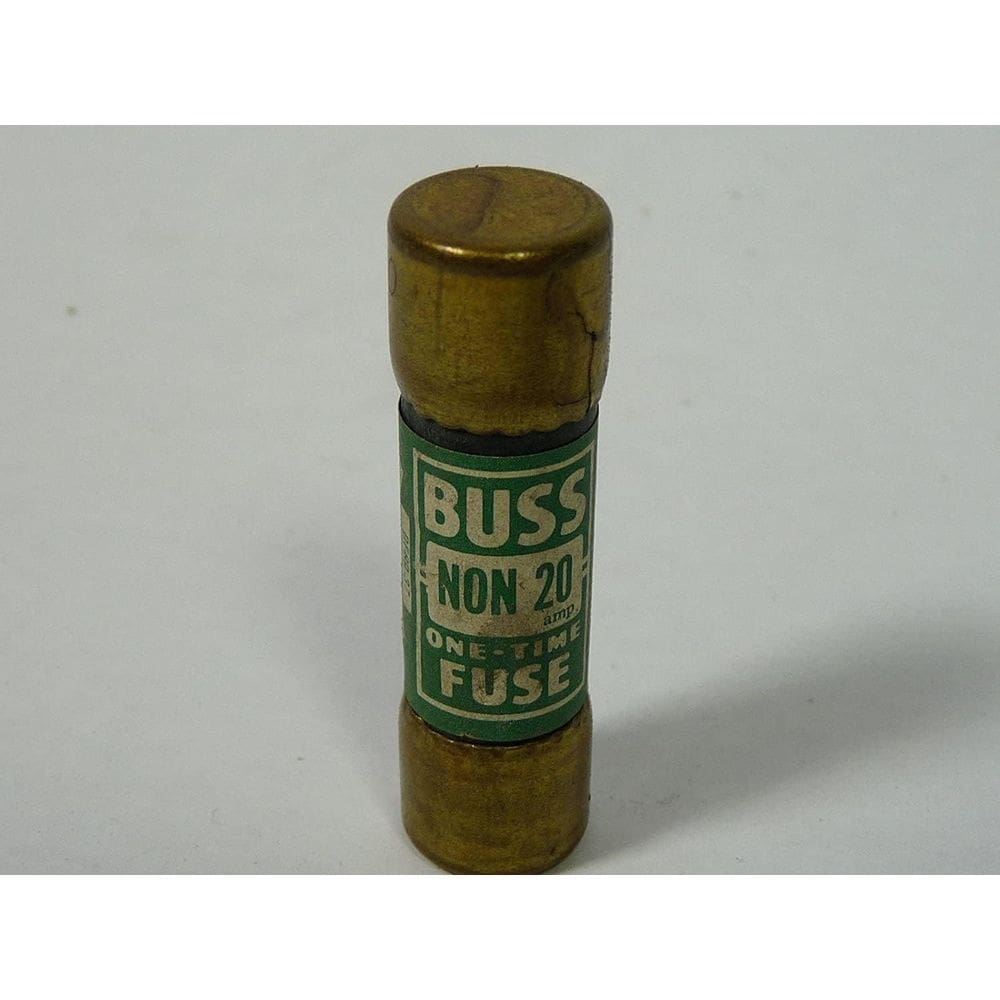 Cartucho único Fuse Bussmann BP/NON-20 20 20 A 250V, pacote com 2