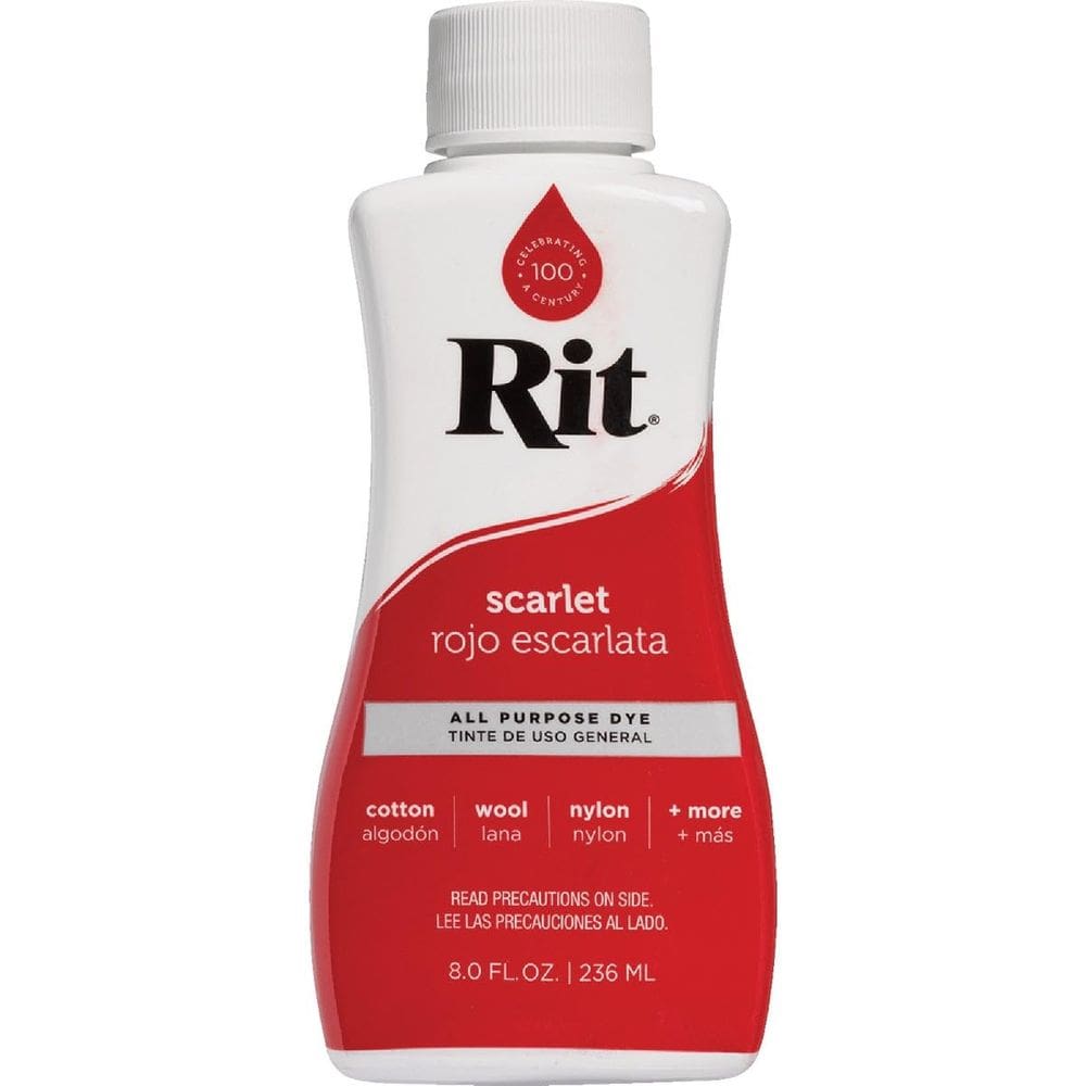 Corante líquido Rit 88050 Scarlet 240 mL para tecidos e muito mais