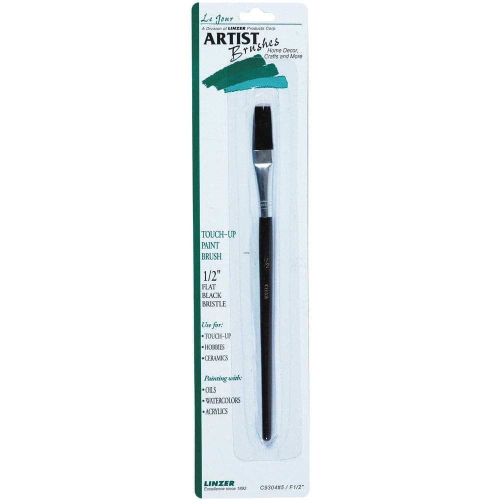 Pincel de pintura Linzer 1/2” Flat Black China Bristle