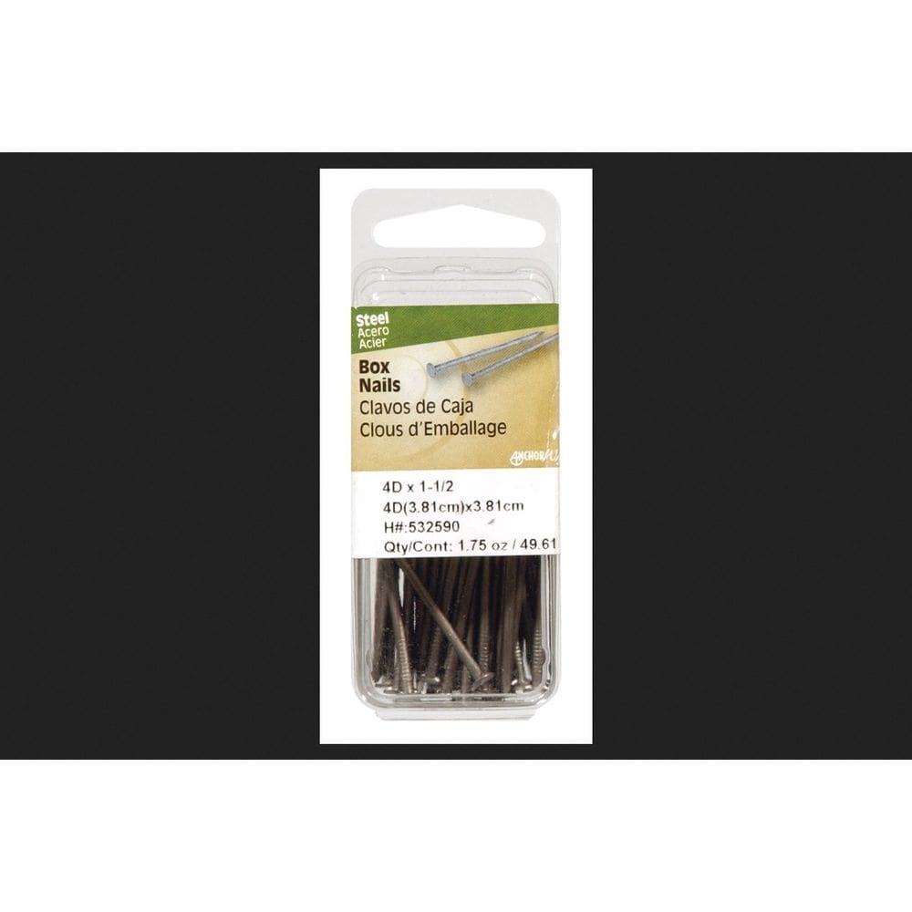 Clavos en Caja Hillman 8D 3.8 cm Acero con Anillo Anular