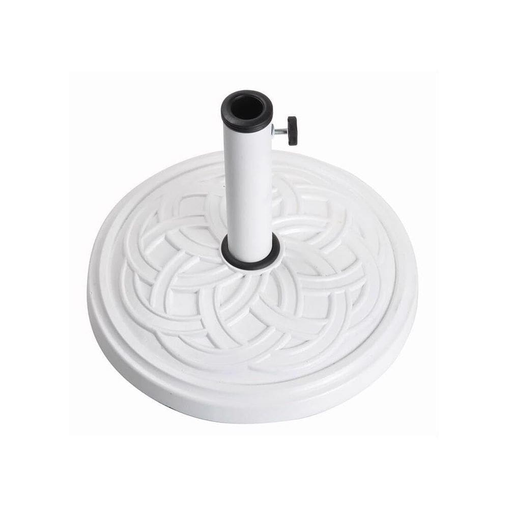 Base de guarda-chuva Bond Gaelen 12 kg, pino ajustável, branco