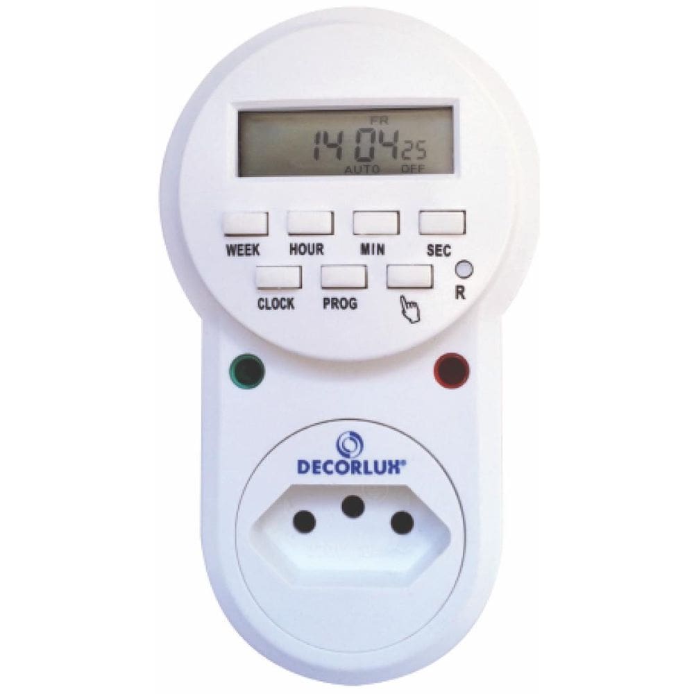 Temporizador Timer Digital - Decorlux - Bivolt - 10A