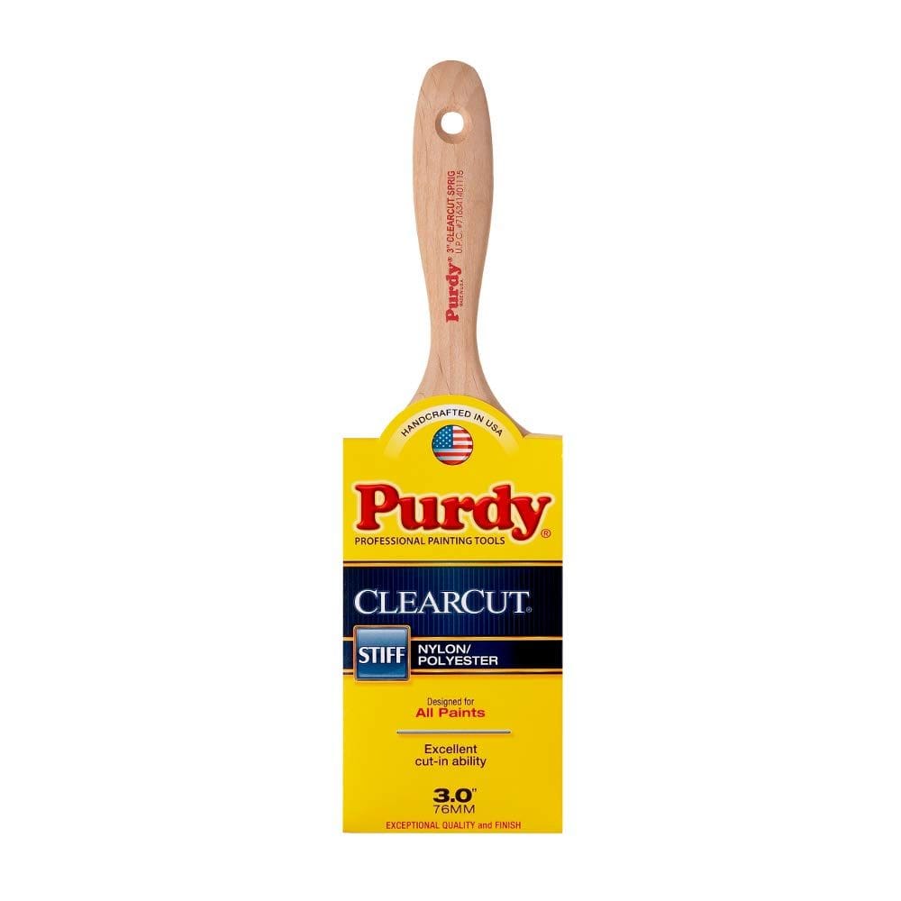 Pincel de pintura Purdy Clearcut Series Sprig Flat Trim 7,62 cm