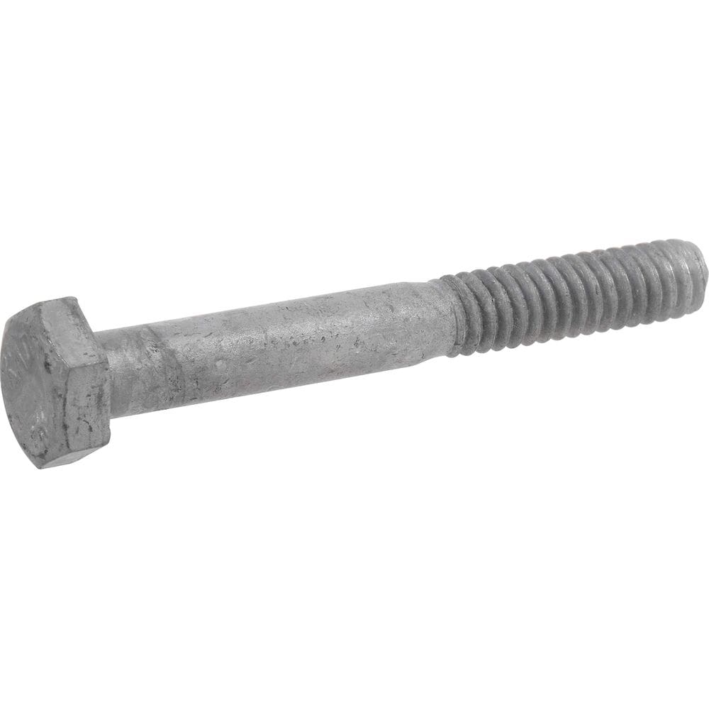 Parafuso hexagonal Hillman de 1,3 cm x 10 cm galvanizado, pacote com 25