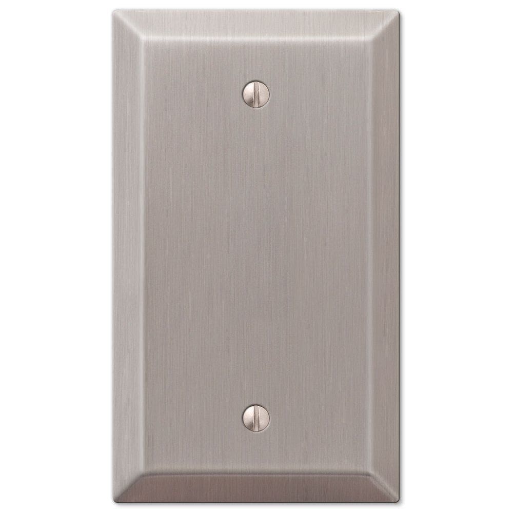 Placa de parede Amerelle Century Brushed Nickel Steel Blank